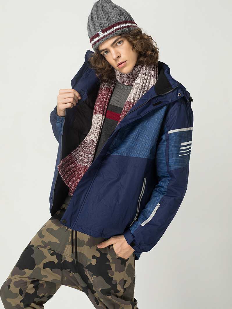 Men's Polyester Down Parka 5 degrees and Below Wintertime