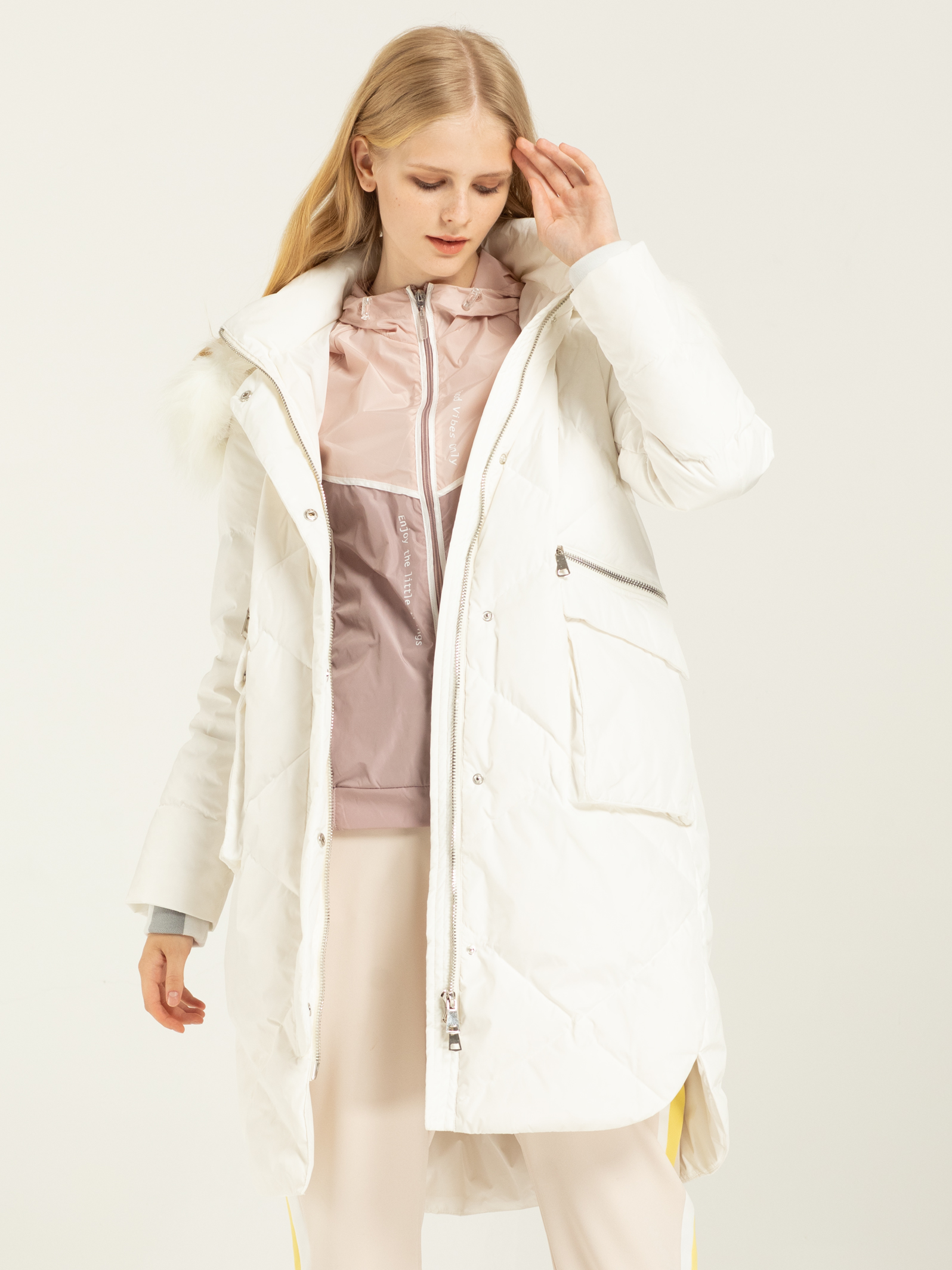 Ladies Oversized Down Parka (Knee Length) 5 degrees and Below