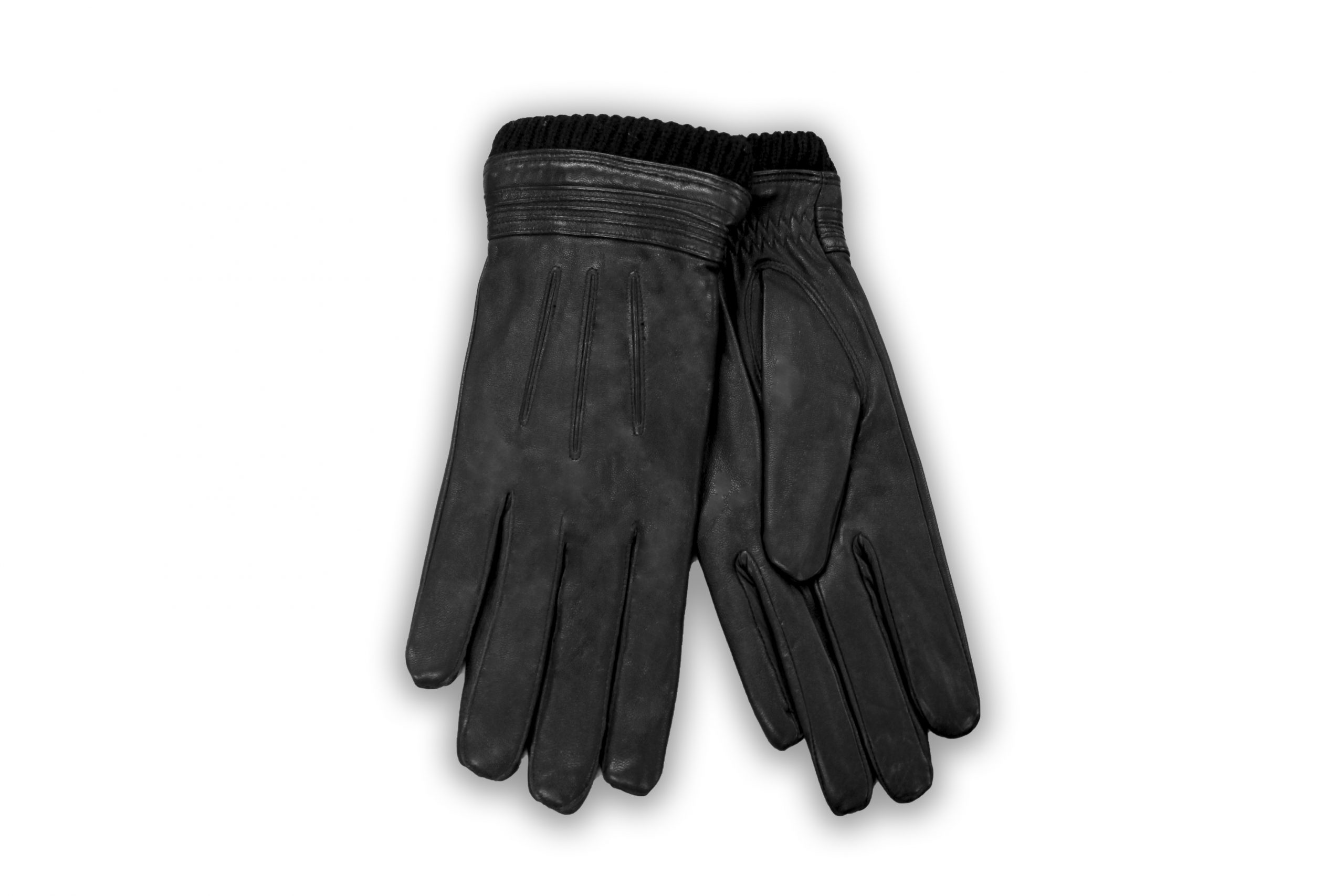 Men Leather Gloves 5 degrees and Below Wintertime